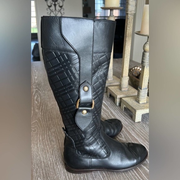 Burberry quilted riding boots size 6 - Picture 4 of 14